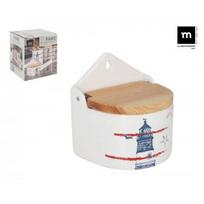 DRUSKINĖ FARO 9081 Keraminė su mediniu dangteliu