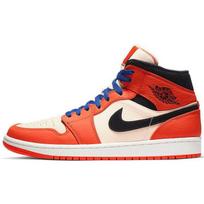 Air Jordan 1 Retro Mid SE Team Orange Vyriški kedai Juodi 852542-800 52.5 red