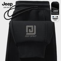 JEEP SPIRIT Vyriški 2025 m. rudens laisvo kirpimo sportinės kelnės M