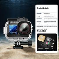 Soonpho 70M Waterproof Soonpho Case for DJI Osmo Action 6 Housing Diving Protective Anti-Drop Protective Shell Underwater Dive Cover for Action6