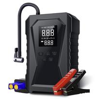 12V Jump Starter Battery Pack Car Jump Starter With Air Compressor Cordless Car Start Booster Smart Digital Power Bank for Truck Standard clamp juoda