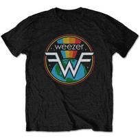 Weezer Space Globe Logo Print Cotton TShirt Alternative Rock Streetwear Unisex Crew Neck Short Sleeve Tee S įvairiaspalvis