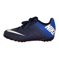 Nike Jr Bomba Tf Patogūs Kvėpuojantys Žemi Vaikų Futbolo Batai Mėlyni Balti Vaikams 826488-414 28 balta