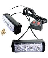 HTharros LED Strobe Light Warning Light Light Bar Police Lamp mėlyna