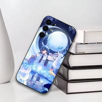 C-Columbina G-Genshin I-Impact Phone Case For Samsung S25,S24,S21,S22,S23,S30,Ultra,S20,Plus,Soft Silicone Black Cover Samsung S22plus5G gray