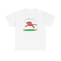 Ketamine horse child drawing tee Meme Unisex Heavy Cotton Tee 2XL red