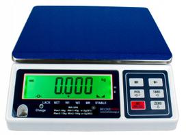 Elektroninės prekybinės svarstyklės su sandėliavimo funkcija, dalių skaičiavimu, 6/15 kg
