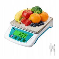 Elektroninės svarstyklės, 30 kg, 1 g, prekių skaičiavimui
