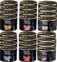 Premium šlapių kačių ėdalas DOLINA NOTECI, įvairių skonių, 24x185g