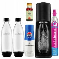 Vandens gazavimo aparatas Sodastream Terra Black su PEPSI ir ICE TEA CACTUS