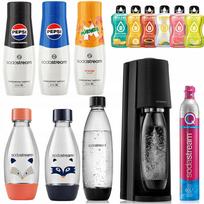Sodastream Terra prisotintuvo butelis 1x 1L Fuse, 2x 0,5L LH, 3x sirupas