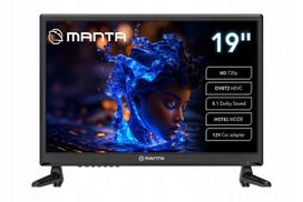 Televizorius 19" LED HD, DVB-T, IPS, 220/12V, tinka kemperiams