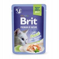 Katilų pašaras želėje BRIT su upėtakiu filė