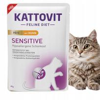 Paštetas katėms Kattovit Sensitive, vištiena, 85 g