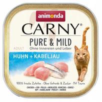 Šlapias kačių maistas Animonda Carny Adult Pure & Mild Chicken Cod 100g