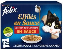 Šlapias kačių maistas Felix Effiles padaže 12 x 85 g