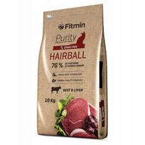 Sausas kačių maistas FITMIN PURITY CAT HAIRBALL su jautiena 10 kg