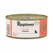 Šlapių kačių pašaras Applaws Cat Mousse lašišos paštetas, 70 g