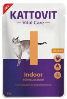Kačių maistas KATTOVIT Vital Care Indoor su vištiena 85g