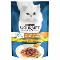 Kačių pašaras Purina Gourmet Perle vištiena padaže 85g