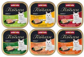 Šunų pašaras Animonda vom Feinsten su įdaru, 12x100g, įvairių skonių