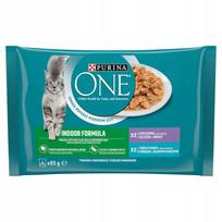 Kačių ėdalas Purina ONE INDOOR, 4 x 85 g
