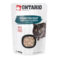 Sriuba katėms ONTARIO Ocean Fish su daržovėmis 40g