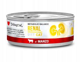 Drėgnas kačių maistas inkstams Disugual RENAL Beef 85g