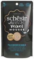 Šlapi kačių pašaras Schesir After Dark Mousse vištiena, kiaušinis, putpelė, 80 g