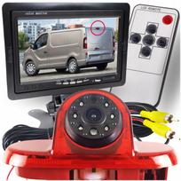 Galinio vaizdo kamera su ekranu Renault Trafic Opel Vivaro 2001-2014