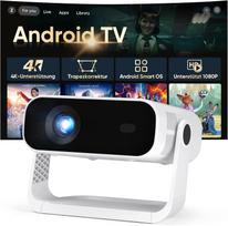 Projektorius Full HD 1080P 2500 liumenų Android 11 WiFi 6 BT 5.2