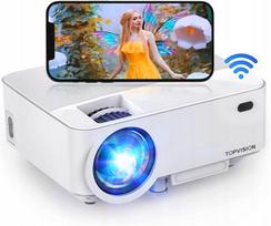 Nešiojamas projektorius TopVision T21 LED 1080P HD filmams