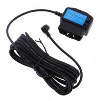 Automobilinis 12/24V į 5V/3A kameros maitinimo adapteris su Mini USB laidu