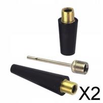 Pripūtimo adapterių ir metalinių adatų rinkinys, 2 vnt., universalus vožtuvas