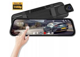 Automobilio vaizdo registratorius HD Mirror su galinio vaizdo kamera