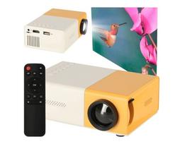 Nešiojamas mini LED Full HD USB projektorius GIE namų kinui