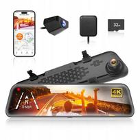 Veidrodinė automobilio kamera WOLFBOX 12" Full HD 2160P GPS