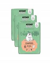 Sauskelnės Moomin Baby 6 Maxi 12-24 kg, 102 vnt.