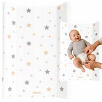 Kietas baltas vystymo stalas su stalčiais 120x60