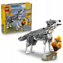 LEGO CREATOR 3in1 miško gyvūnai vilkas pilkas 31393