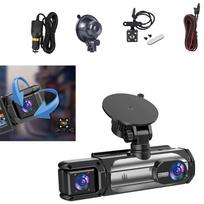 Automobilio vaizdo registratorius, 3 kanalų, su priekinė, galine ir 1080P vidine kamera