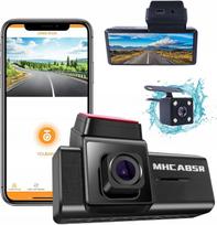 Automobilinė vaizdo registratorius WiFi 1080P su priekine ir galine kamera