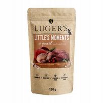 Šlapias ėdalas mažų veislių šunims Luger's Little's Moments su putpelių mėsa 150g