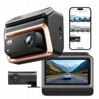 Vaizdo registratorius DDPAI Z60 Pro 4K HDR+ galinė kamera GPS WiFi BT