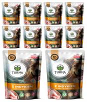 Šunų šlapias maistas Turna su kalakutiena 10 x 500 g