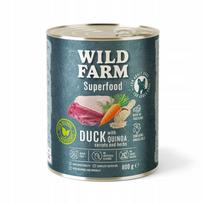Šunų maistas be grūdų WILD FARM Superfood Duck 800g