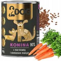 Šunų konservai su arkliena ir sėklomis 400g MONOPROTEIN HYPOALLERGENIC