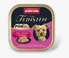Šunų maistas Animonda Vom Feinsten MINI veršiena, kumpis, bazilikai 100g