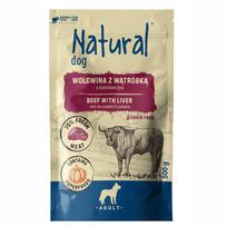 Šunų ėdalas NATURAL jautiena su moliūgu ir kepenimis, 500 g