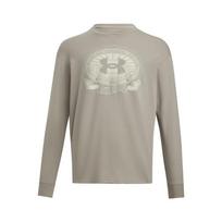 Under Armour Crest Sweatshirt Men's Khaki 1390251-203 L gray